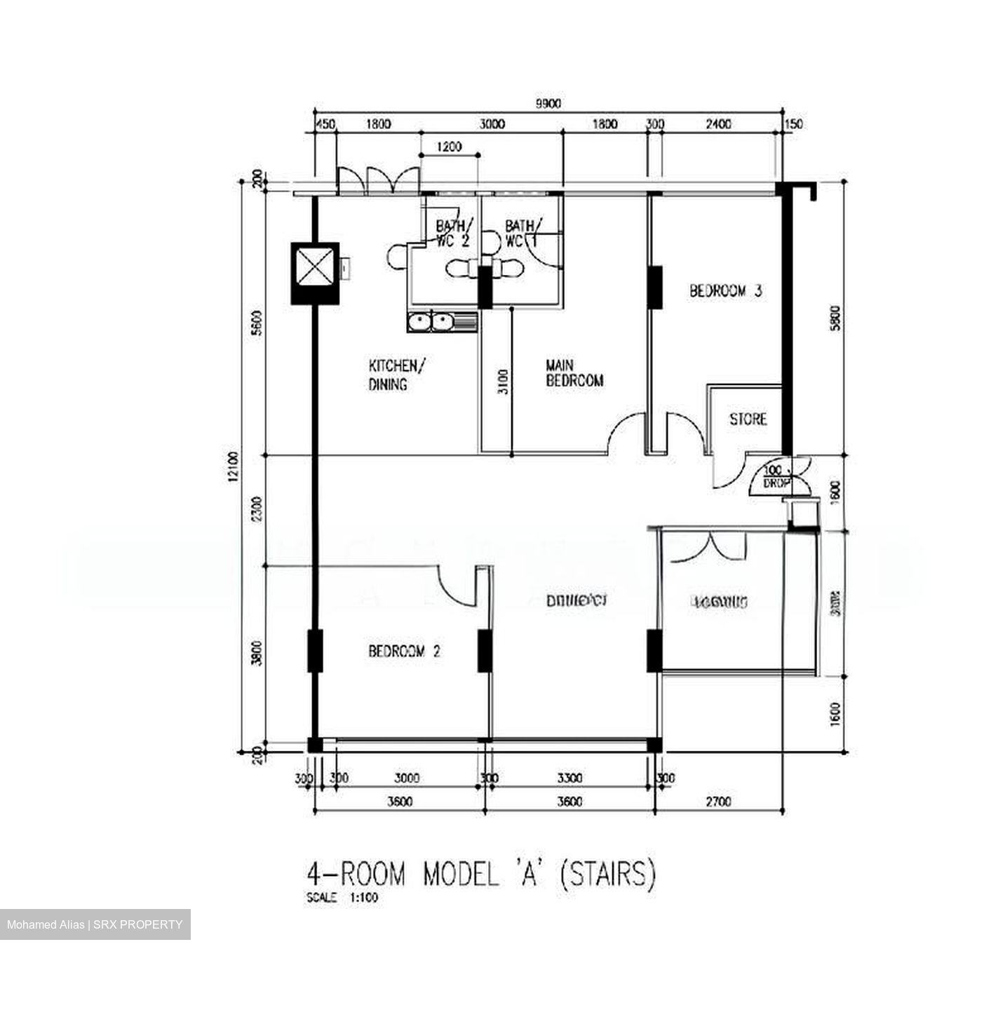 Blk 535 Hougang Street 52 (Hougang), HDB 4 Rooms #576695571